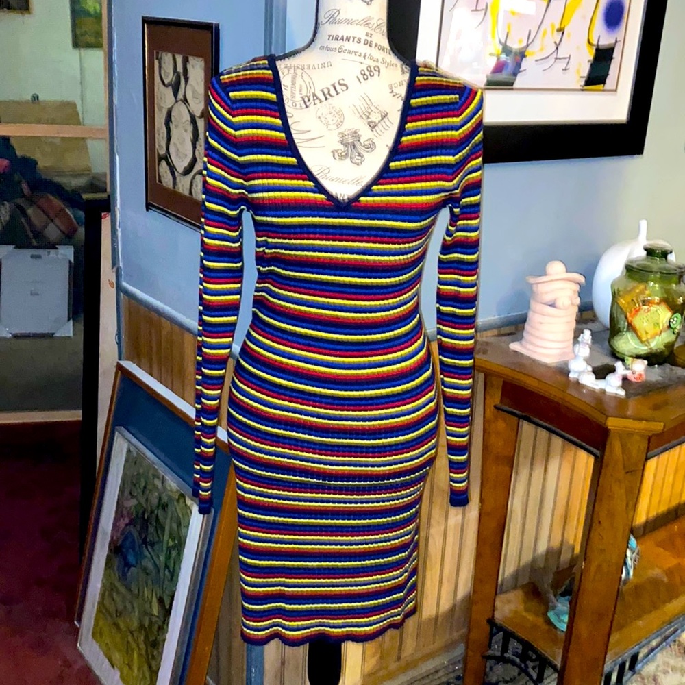 No Comment fitted midi dress XL